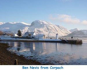 Ben Nevis and Aonach Mor from Corpach